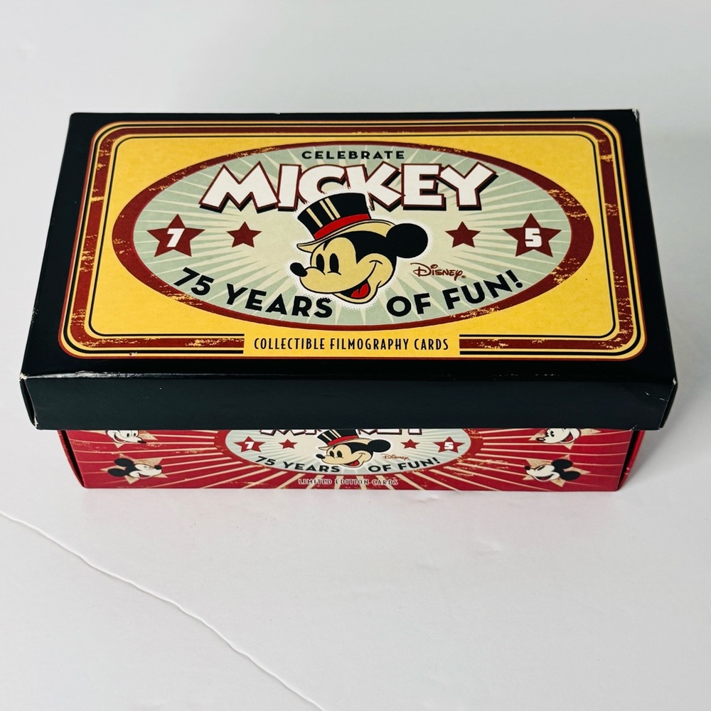 Disney collectible card set celebrating 75 years of Mickey Mouse